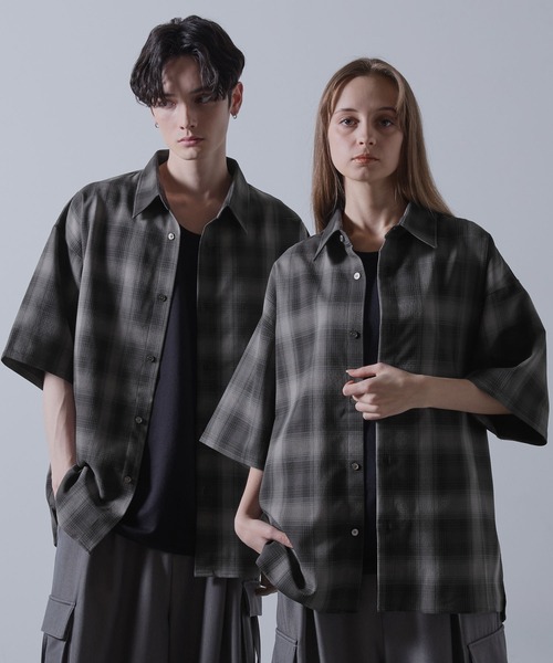 CLEL シャツ 「CLEL」TR Loose Half Sleeve Regular Collor