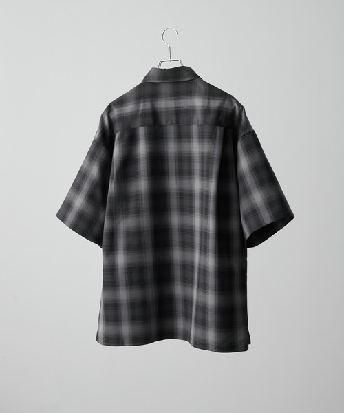 【CLEL】TR Loose Half Sleeve Regular Collar Shirt / TR ルーズ半袖レギュラーカラーシャツ【セットアップ対応】（シャツ/ブラウス）｜CLEL（クレイル）
