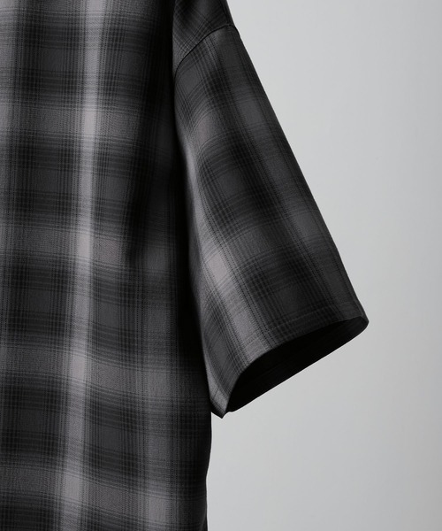 【CLEL】TR Loose Half Sleeve Regular Collar Shirt / TR ルーズ半袖レギュラーカラーシャツ【セットアップ対応】（シャツ/ブラウス）｜CLEL（クレイル）