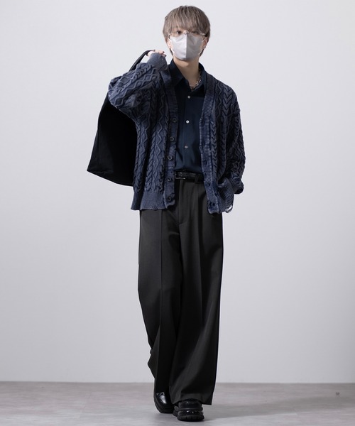 【CLEL】TR Loose Half Sleeve Regular Collar Shirt / TR ルーズ半袖レギュラーカラーシャツ【セットアップ対応】（シャツ/ブラウス）｜CLEL（クレイル）