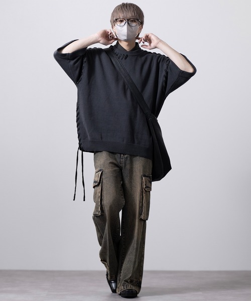 【CLEL】TR Loose Half Sleeve Regular Collar Shirt / TR ルーズ半袖レギュラーカラーシャツ【セットアップ対応】（シャツ/ブラウス）｜CLEL（クレイル）