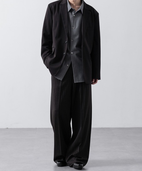 【CLEL】TR Loose Half Sleeve Regular Collar Shirt / TR ルーズ半袖レギュラーカラーシャツ【セットアップ対応】（シャツ/ブラウス）｜CLEL（クレイル）