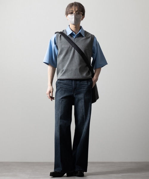 【CLEL】TR Loose Half Sleeve Regular Collar Shirt / TR ルーズ半袖レギュラーカラーシャツ【セットアップ対応】（シャツ/ブラウス）｜CLEL（クレイル）