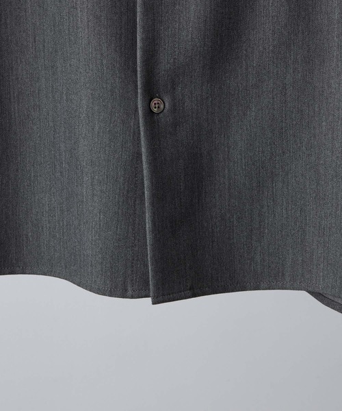 【CLEL】TR Loose Half Sleeve Regular Collar Shirt / TR ルーズ半袖レギュラーカラーシャツ【セットアップ対応】（シャツ/ブラウス）｜CLEL（クレイル）