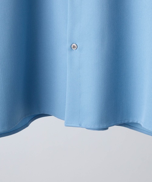 【CLEL】TR Loose Half Sleeve Regular Collar Shirt / TR ルーズ半袖レギュラーカラーシャツ【セットアップ対応】（シャツ/ブラウス）｜CLEL（クレイル）