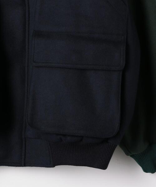 wonderland（ワンダーランド）の「＜wonderland＞ WOOL BLOUSON/ブルゾン（ブルゾン・メンズ・ネイビー・1）」の9枚目の写真