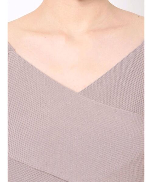 GYDA（ジェイダ）の「2WAYクロスタイトニットワンピース（ワンピース・レディース・ブラック/ピンク・FREE）」の5枚目の写真