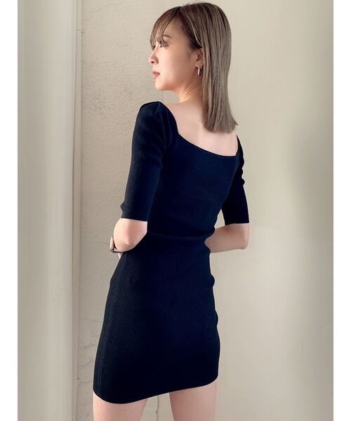 GYDA（ジェイダ）の「2WAYクロスタイトニットワンピース（ワンピース・レディース・ブラック/ピンク・FREE）」の15枚目の写真