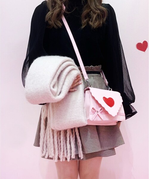 Ober Tashe(オーバータッシェ)の「厚手起毛無地ストール(ストール/ショール・レディース・アイボリー系3/ブラック系3/ライトグリーン系/ベージュ系3/ピンク系8/ブルー系3・FREE)」の15枚目の写真