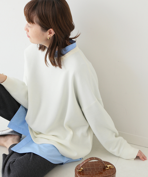 【うぃっち】おまとめ SLOBE IENA × MAISON SLOBE IENA スローブイエナ】MIXネップカーディガン◇[品番