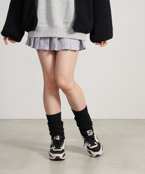 JEANS MATE（ジーンズメイト）の「ルーズソックス 60㎝（ソックス/靴下・レディース・ホワイト/ブラック・FREE）」の2枚目の写真