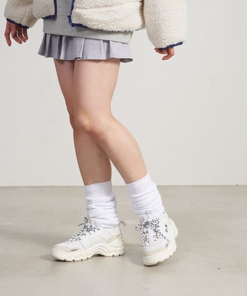 JEANS MATE（ジーンズメイト）の「ルーズソックス 60㎝（ソックス/靴下・レディース・ホワイト/ブラック・FREE）」の9枚目の写真