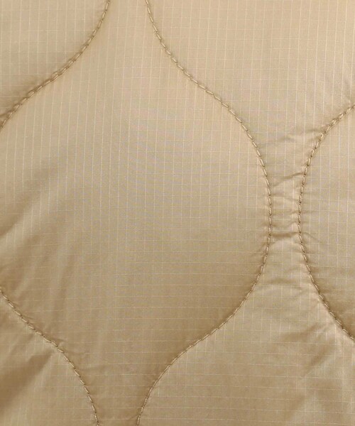 Cutie Blonde（キューティーブロンド）の「◆【S-L】キルトパイピングライトジャケット（その他アウター・レディース・ブラック/カーキ/ベージュ・01/02/03）」の5枚目の写真