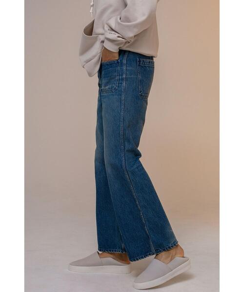 MONKEY TIME（モンキータイム）の「＜monkey time＞ DNM FLARE SAILOR PT/デニムパンツ（デニムパンツ・メンズ・コバルトブルー・S/M/L）」の5枚目の写真