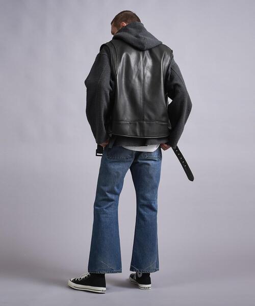 MONKEY TIME（モンキータイム）の「＜monkey time＞ DNM FLARE SAILOR PT/デニムパンツ（デニムパンツ・メンズ・コバルトブルー・S/M/L）」の8枚目の写真