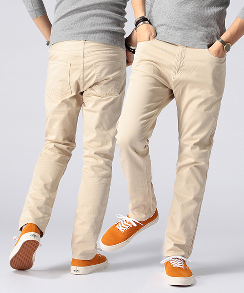 BEAMS（ビームス）の「○BEAMS / ガーメントダイ5ポケットパンツ（その他パンツ・メンズ・ブラック/ベージュ/ブルー・MEDIUM/SMALL/LARGE）」の3枚目の写真