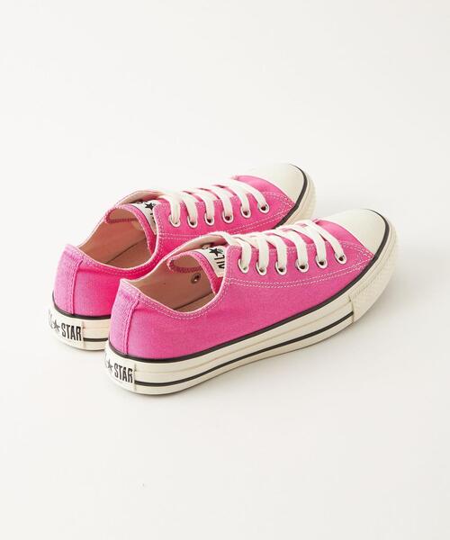 CONVERSE（コンバース）の「＜CONVERSE(コンバース)＞オールスター US COL OX スニーカー（スニーカー・レディース・ピンク/ターコイズブルー/ケリー・22.5cm/23cm/23.5cm/24cm/24.5cm/25cm）」の4枚目の写真