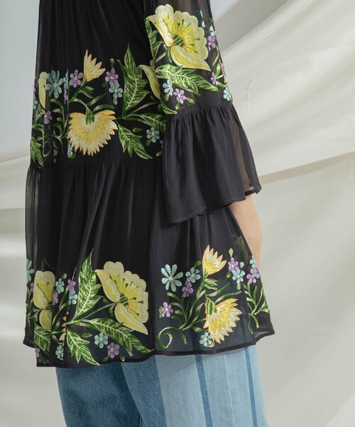 セール】刺繍ギャザートップ（その他トップス）｜GRACE CONTINENTAL