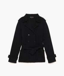 agnes b. | L184 VESTE ニットショートトレンチコート(トレンチコート)