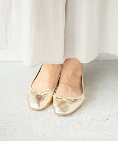 LEPSIM（レプシィム）の「4つの嬉しい機能付き！シアワセバレエシューズ[2022春夏]　261205（バレエシューズ・レディース・ブラック/ゴールド/アニマル・SMALL/MEDIUM/LARGE/X-LARGE）」の12枚目の写真