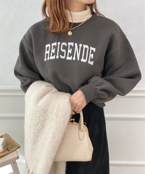 apres jour(アプレジュール)の「ロゴ刺繍スウェット【ZOZOTOWN限定アイテム】(スウェット・レディース・ブラック/ピンク/アイボリー・X-LARGE/フリー)」の3枚目の写真