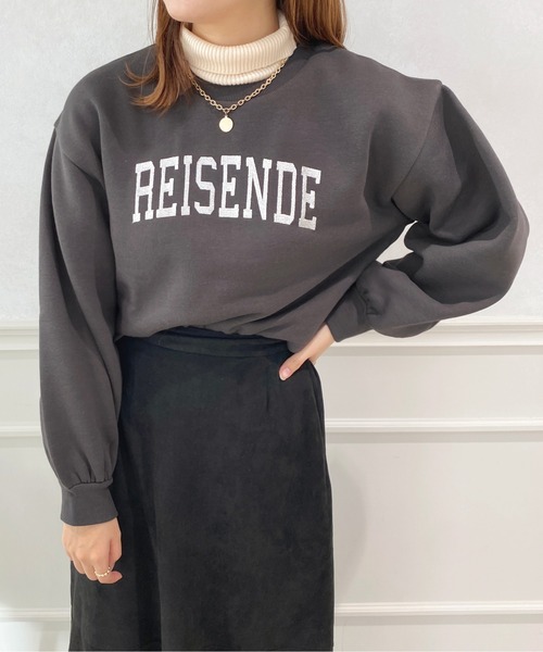 apres jour(アプレジュール)の「ロゴ刺繍スウェット【ZOZOTOWN限定アイテム】(スウェット・レディース・ブラック/ピンク/アイボリー・X-LARGE/フリー)」の12枚目の写真