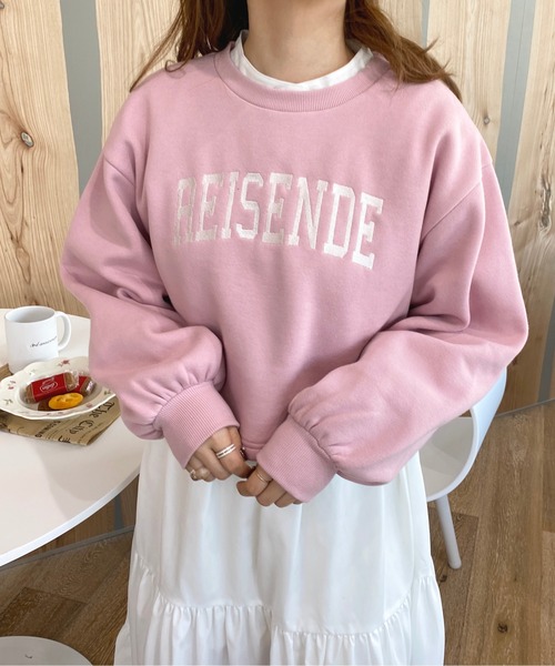 apres jour(アプレジュール)の「ロゴ刺繍スウェット【ZOZOTOWN限定アイテム】(スウェット・レディース・ブラック/ピンク/アイボリー・X-LARGE/フリー)」の21枚目の写真