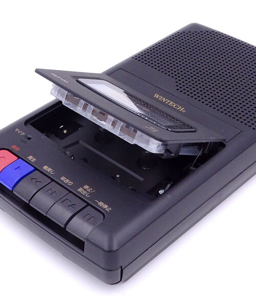 BEAMS RECORDS（ビームスレコーズ）の「WINTECH / HCT-03 ポータブルカセットプレイヤー・レコーダー（生活家電・メンズ・ブラック・ONE SIZE）」の2枚目の写真