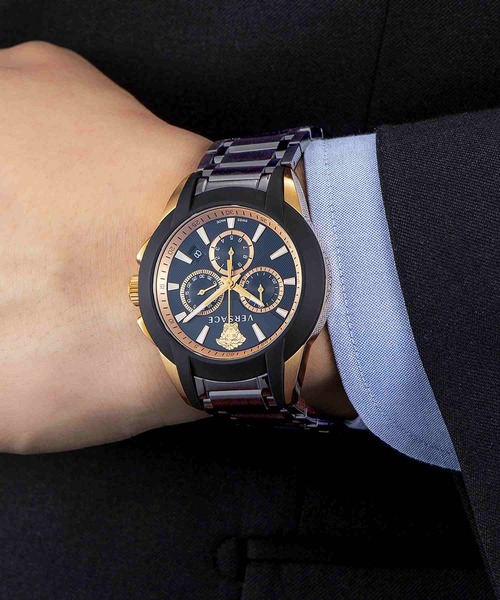 セール】VERSACE/ヴェルサーチェ CHARACTERCHRONO 腕時計 VEM800418
