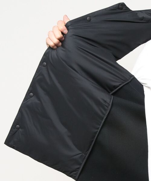 DESCENTE ALLTERRAIN(デサント オルテライン)の「【デサントオルテライン】HCSダウン ハイブリッドベスト / H.C.S.DOWN HYBRID VEST インナーダウンベスト(ベスト・メンズ・ブラック・X-LARGE/SMALL/LARGE/MEDIUM)」の4枚目の写真