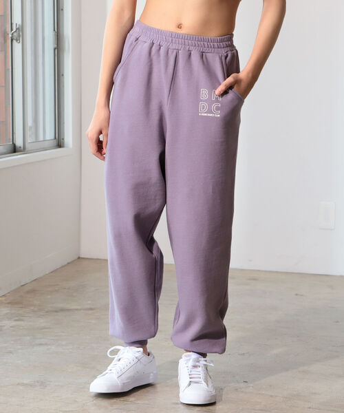 B:MING by BEAMS（ビーミングバイビームス）の「B:MING by BEAMS / 裏毛 ロゴ パンツ（130~160cm）（スウェットパンツ・キッズ・アイボリー/ラベンダー・150/160/130/140）」の6枚目の写真