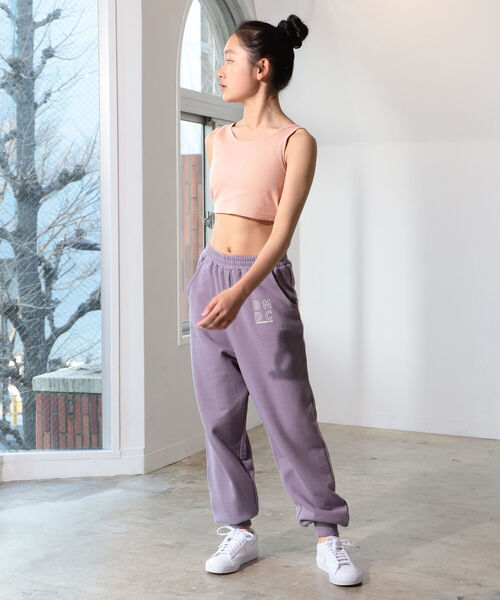 B:MING by BEAMS（ビーミングバイビームス）の「B:MING by BEAMS / 裏毛 ロゴ パンツ（130~160cm）（スウェットパンツ・キッズ・アイボリー/ラベンダー・150/160/130/140）」の12枚目の写真