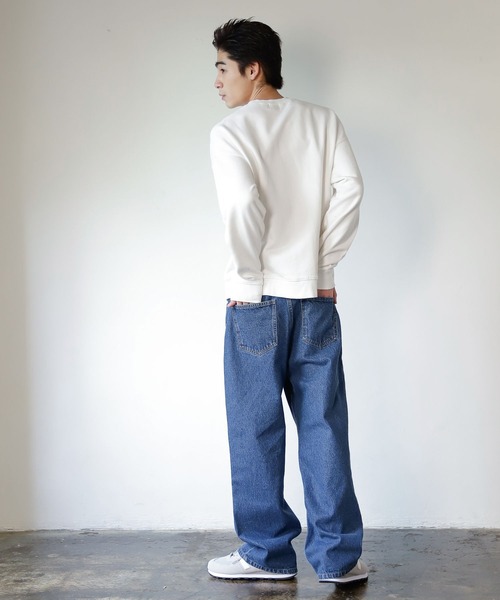 PBLIM（ページボーイリム）の「PAGEBOYLIM/カスレカレッジスウェット（スウェット・レディース・オフホワイト/ピンク/グリーン・MEDIUM/LARGE）」の20枚目の写真