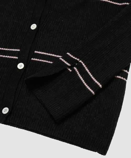 DAIRIKU(ダイリク)の「"Amuler" Polo Kint Cardigan(カーディガン/ボレロ・レディース・ブルー系その他/ブラック×ピンク・F)」の4枚目の写真