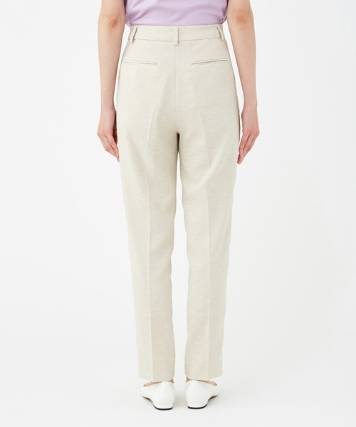 KASHIYAMA（カシヤマ）の「リネンライクポリストレッチ1タックテーパードパンツ（その他パンツ・レディース・サックスブルー/ナチュラル/ホワイト・マルチサイズ）」の19枚目の写真