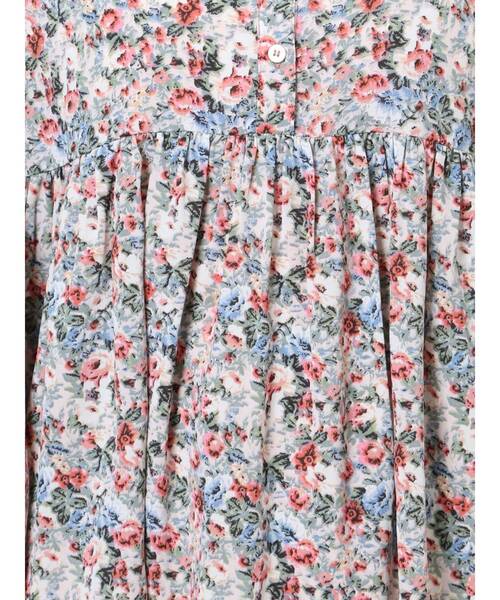 merry jenny（メリージェニー）の「flowerフリルスタンドカラーミニワンピース（ワンピース・レディース・ピンク/ブルー・FREE）」の6枚目の写真