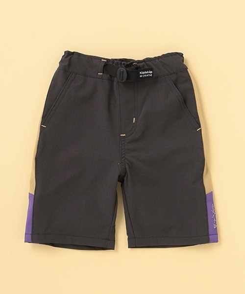 kladskap(クレードスコープ)の「虫刺しゅう6分丈ワイドパンツ(その他パンツ・キッズ・ベージュ/チャコール/サックスブルー・100cm/110cm/130cm/120cm/90cm/80cm)」の2枚目の写真