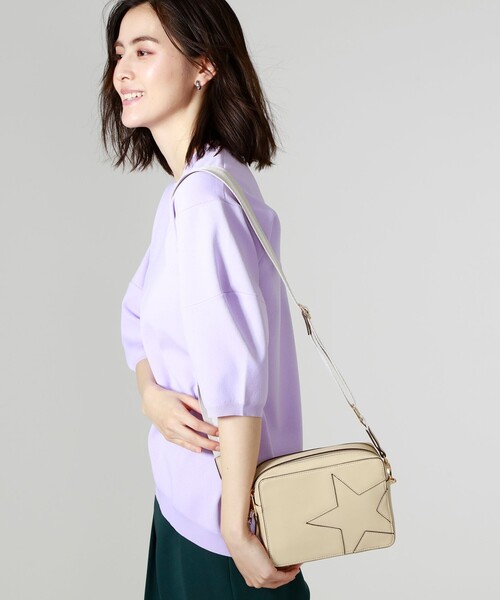 CAST:（キャストコロン）の「スターモチーフボックスポシェット（ショルダーバッグ・レディース・ブラック/ベージュ/オフホワイト/シルバー・FREE）」の7枚目の写真