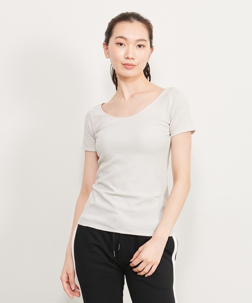 Hotfab ホットファブ レディース 半袖インナー ラウンドネックシャツ インナーウェア 肌着 Karlas カルラス のファッション通販 Zozotown