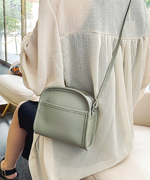 yuue' ( wear )（ユーイ）の「シンプル ショルダーバッグ（ショルダーバッグ・レディース・ホワイト/ブラック/イエロー/ライトグリーン・FREE）」の21枚目の写真