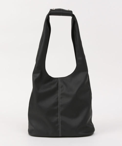 PAGEBOY(ページボーイ)の「ステッチラフトート(トートバッグ・レディース・オフホワイト/ブラック・FREE)」の6枚目の写真