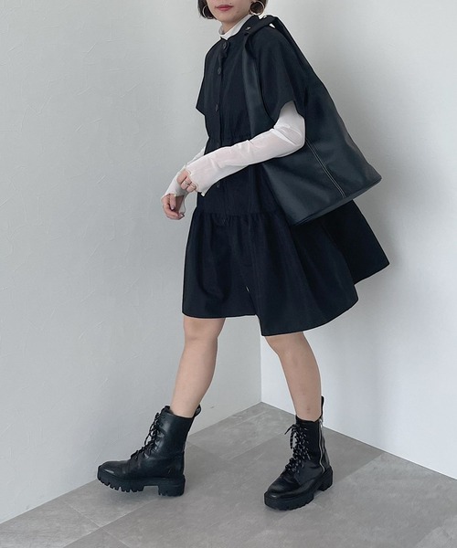 PAGEBOY(ページボーイ)の「ステッチラフトート(トートバッグ・レディース・オフホワイト/ブラック・FREE)」の5枚目の写真