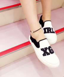 X-girl | 【Zipper夏号掲載】X-girl x SUGER FREAK "SLIP-ON"(スニーカー)