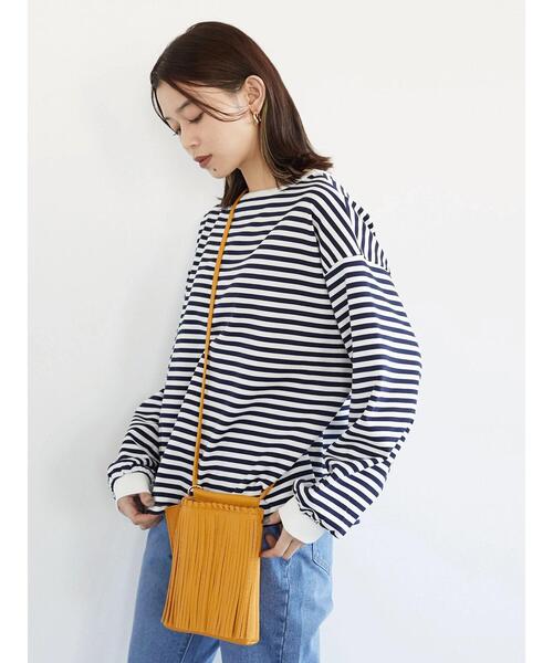 cache cache（カシュ カシュ）の「・cache cache フリンジショルダー（ショルダーバッグ・レディース・ブラック/グレー/レッド/イエロー/アイボリー・FREE）」の22枚目の写真