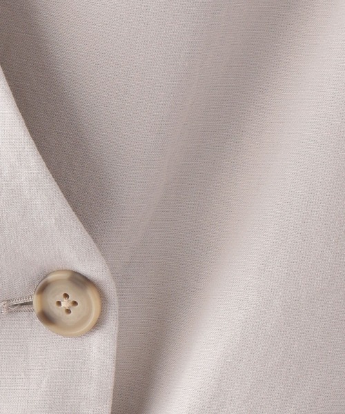 GLOBAL WORK(グローバルワーク)の「フレンチリネンコンジレ/272134(その他アウター・レディース・ブラック/グレイッシュベージュ/グリーン・FREE)」の19枚目の写真