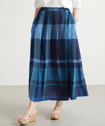 BEARDSLEY | リネンビッグチェックスカート(スカート)