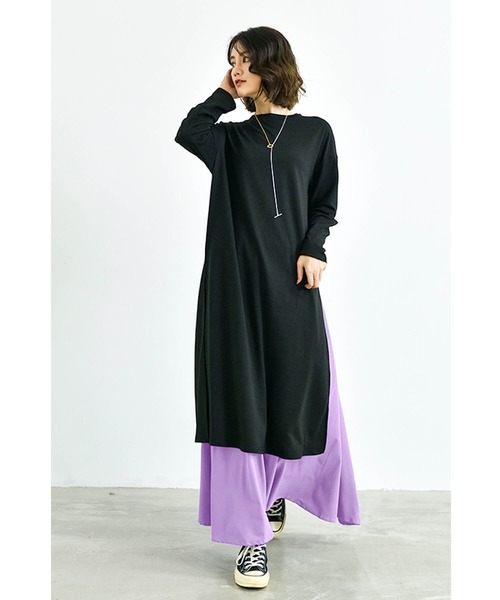 セール スカート付きバイカラーワンピース フリーサイズ ワンピース Cinderella シンデレラ のファッション通販 Zozotown