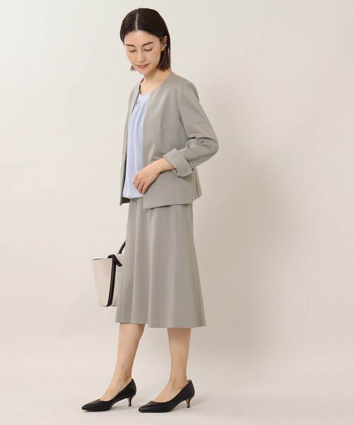 UNTITLED（アンタイトル）の「◆【抗菌防臭／UV】ストレッチ マーメイドスカート（スカート・レディース・ブラック/ダークネイビー/グレー・00/44/42/02/04/48/01/03）」の19枚目の写真