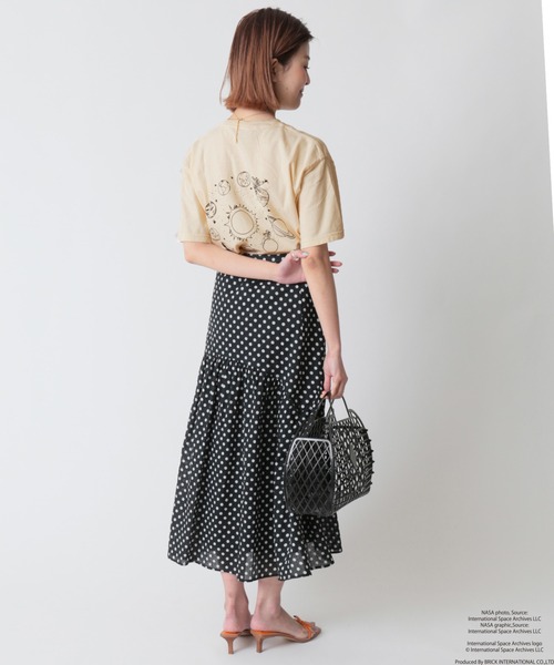 U by SPICK&SPAN(ユーバイスピックアンドスパン)の「【NASA/ナサ】SPACE STATION Tee(Tシャツ/カットソー・レディース・ブラック系その他/ナチュラル・FREE)」の10枚目の写真