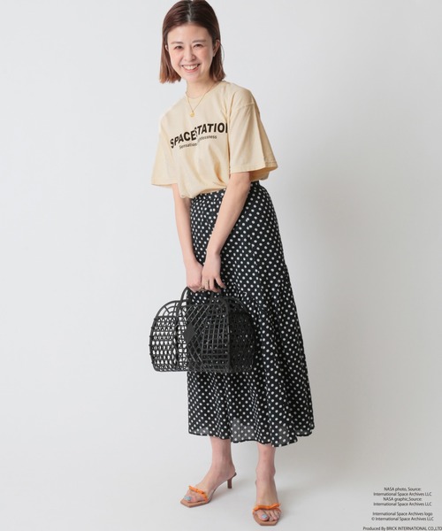 U by SPICK&SPAN(ユーバイスピックアンドスパン)の「【NASA/ナサ】SPACE STATION Tee(Tシャツ/カットソー・レディース・ブラック系その他/ナチュラル・FREE)」の20枚目の写真